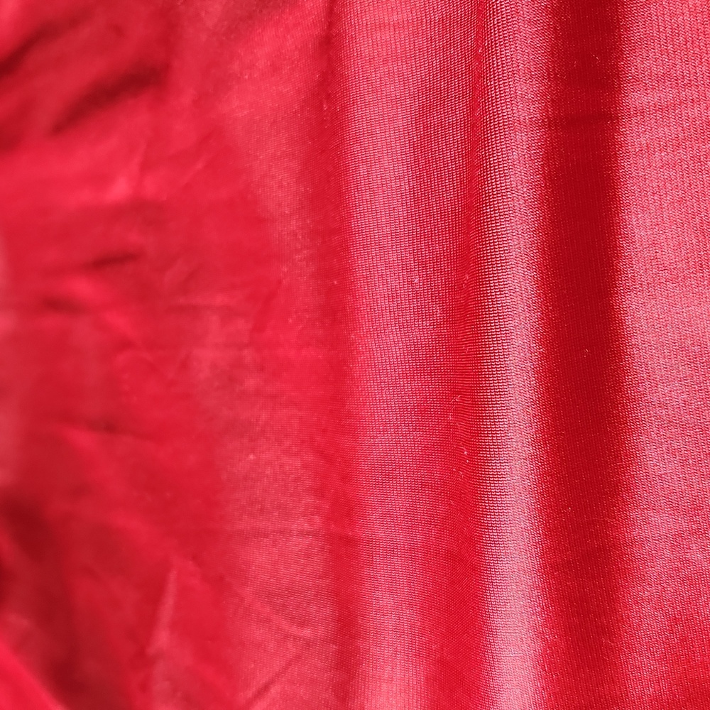 Vintage Miss Elaine red lace cut-out silky Fantasy  babydoll maxi slip dress - Picture 12 of 12